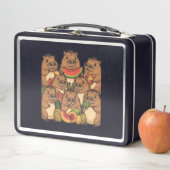 Moeie Capybara Lunchbox – Leuke Watermeloen (In situ)