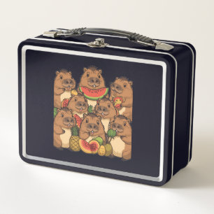 Moeie Capybara Lunchbox – Leuke Watermeloen