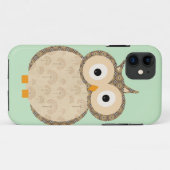 Moeie Cartoon Babyuil iPhone 5 hoezen (Achterkant (horizontaal))