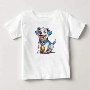 Moeie Cartoon Puppy Kinderen Grafisch Ontwerp