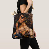 Moeie Chibi Meisje Boodschappentas Tote Bag (Dichtbij)