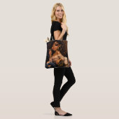 Moeie Chibi Meisje Boodschappentas Tote Bag (Op model)
