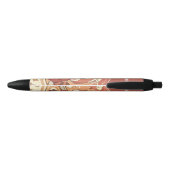Moeie Chibi Rode Panda Aangepaste Inktpen Zwarte Inkt Pen (Achterkant)