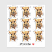 Moeie Chihuahua Honden 4Carly Sticker (Vel)