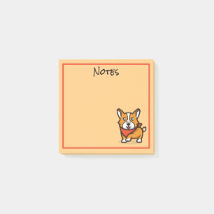 Moeie Corgi Hond Post-It Notities Post-it® Notes
