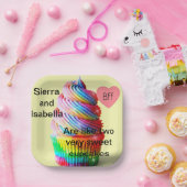 Moeie cupcake papieren bordje (Feest)