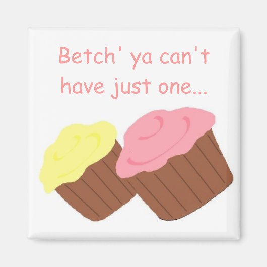 Moeie Cupcakes Magneet (Voorkant)