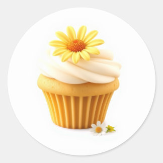 Moeie Daisy Cupcake Stickers