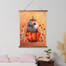 Moeie dieren van een uil: Het herfstbos