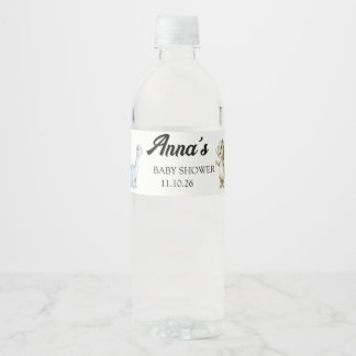 Moeie Dinosaurius Baby Shower Waterfleslabels Waterfles Etiket