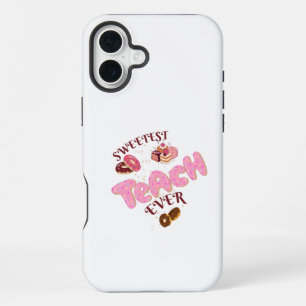 Moeie Donuts Docent Hoesje voor Telefoon iPhone 16 Plus Hoesje