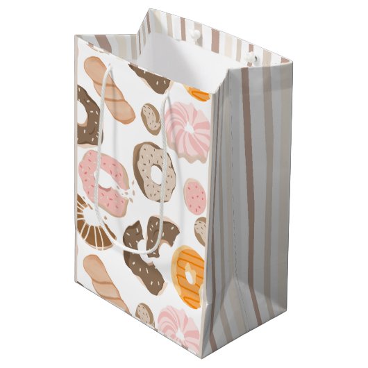 Moeie Donuts Zoete Behandeling Cadeautas (Voorkant Gekanteld)