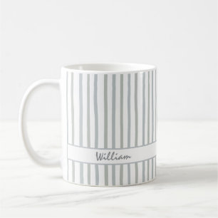 Moeie douanenaam strepenpatroon koffiemok