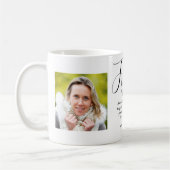 Moeie Elegant Script Fun Tante Citaat Foto Koffiemok (Links)