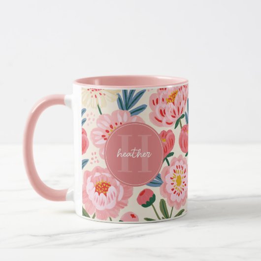 Moeie Fantasie Bloemen Mokken (Links)
