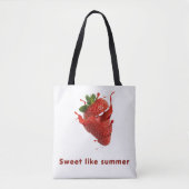 Moeie Fruitpatroon Boodschappentas Tote Bag (Voorkant)