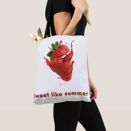 Moeie Fruitpatroon Boodschappentas Tote Bag (Dichtbij)