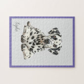 Moeie Gepersonaliseerde Dalmatiër Legpuzzel (Horizontaal)