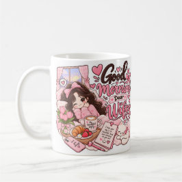 Moeie "Goedemorgen lieve vrouw" koffiemok