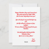 Moeie Grappige Kikker Liefde Harten Valentijnskaar Feestdagenkaart (Achterkant)