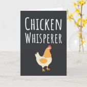 Moeie Grappige Kip Kaarten Dier Vogel Boerderijdie (Gele Bloem)