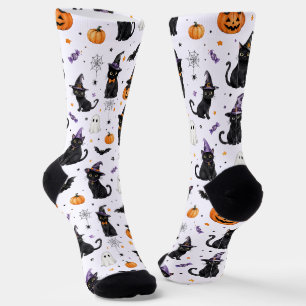 Moeie Halloween Katten Sokken Kattenliefhebber c