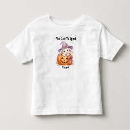 Moeie Halloween Konijn Pompoen Custom Kinder Shirts