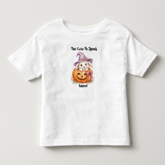 Moeie Halloween Konijn Pompoen Custom Kinder Shirts
