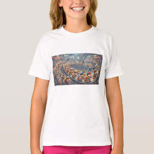 Moeie hamsterwielrace sportgrafiek t-shirt