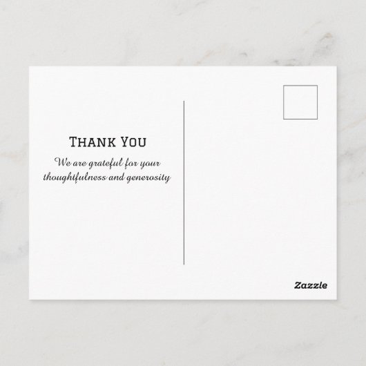 Moeie hond Shihtzu Kerstmuts Kerstmis Bedankt Briefkaart (Achterkant)