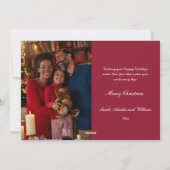 Moeie honden bij het schaatsen zachte roze platte  feestdagenkaart (Achterkant)