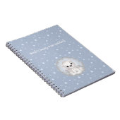 Moeie Ijsbeer Persoonlijke Winter Thema Notitieboe Notitieboek (Rechterzijde)