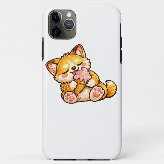 Moeie Kat Ijs Case-Mate iPhone Case (Achterkant)