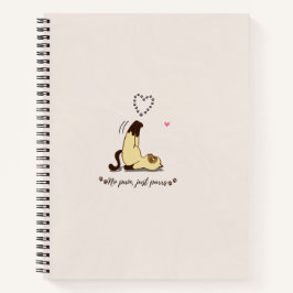 Moeie Kat Liefhebber Spiraal Notebook Notitieboek