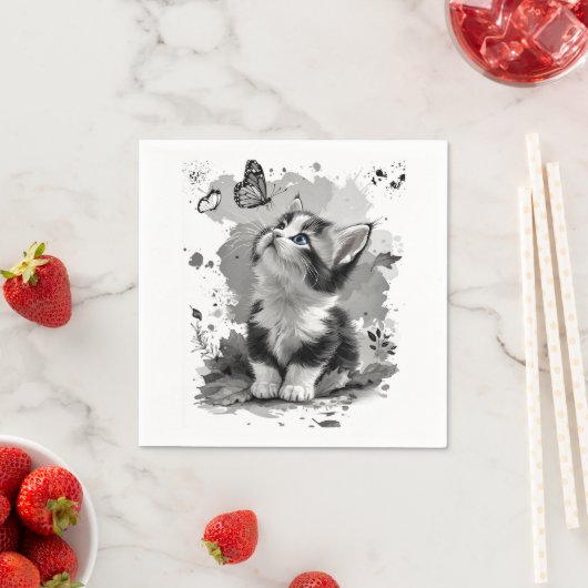Moeie Kat Miauw Papieren Servetten (Insitu)