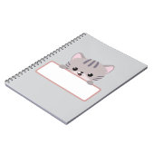 Moeie Kat Notitieboek – Persoonlijk Spiral Journal (Linkerzijde)