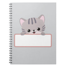 Moeie Kat Notitieboek – Persoonlijk Spiral Journal