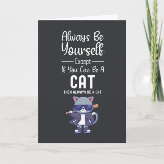 Moeie Katten Kaarten Huisdier Grappig Dierenliefhe (Voorkant)