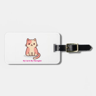 Moeie katten kunst bagage labels