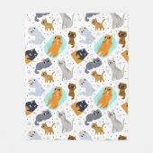 Moeie katten Patroon Fleece Deken (Voorkant)