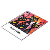 Moeie katten spiraal notebook notitieboek (Linkerzijde)