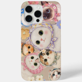 Moeie Katten Telefoonhoes Kawaii Kitten Aesthetic iPhone 15 Pro Max Hoesje