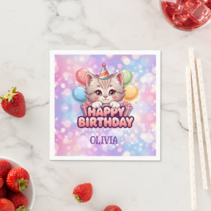 Moeie Katten Verjaardagsfeest Artikelen Servet