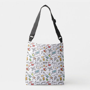Moeie Kawaii-patroon op maat gemaakte monogramtass Crossbody Tas