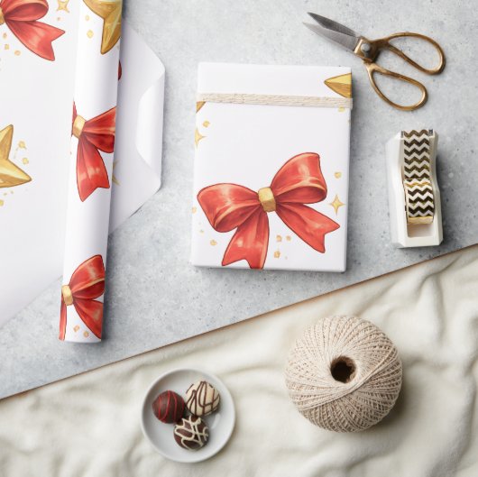 Moeie Kerstpinguïns Inpakpapier (Crafts)