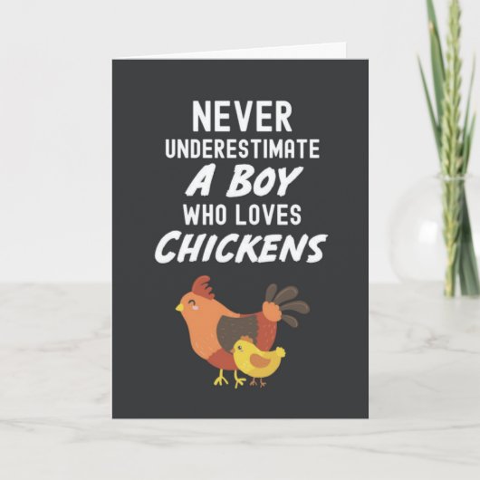 Moeie Kippen Kaarten Voor Baby Jongens Kinderen Di (Voorkant)