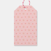 Moeie Kitten Kat Bedankt Verjaardagsfeest Cadeauta Cadeaulabel (Achterkant)
