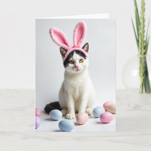 Moeie Kitten Pastel Lente Kaart