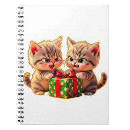 **Moeie Kittens die vechten om een Cadeau – Grappi Notitieboek