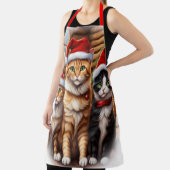 Moeie Kittens Kerstmis Schort (Insitu)